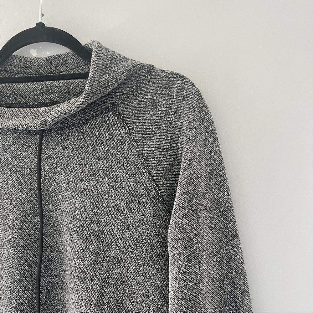 J Jill Fit Gray Lounge Funnel Neck Pullover Casual Size Small S - Picture 4 of 9